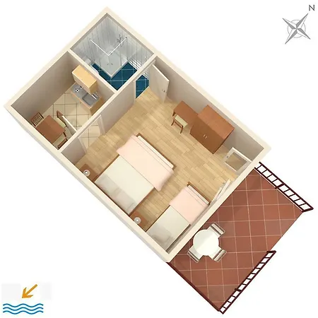 Appartement Studio Duce 946a Dugi Rat